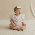 Barboteuse bébé anniversaire papillon