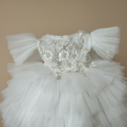 Robe baptême bébé Gaufré - 48h