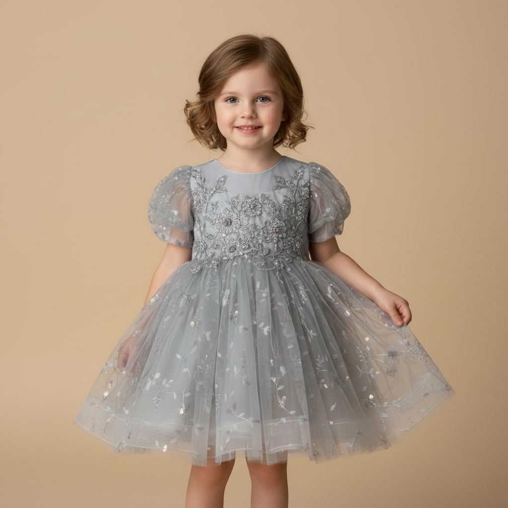 Robe enfant fille féérie de Noël