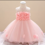 Robe bébé demoiselle d'honneur rose