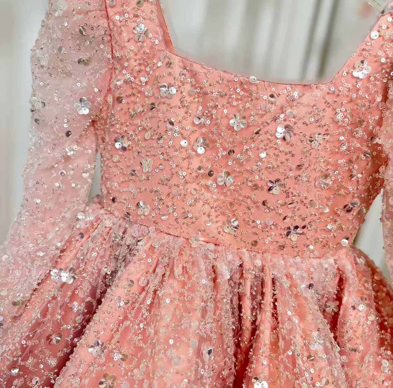 Robe princesse fille Daisy rose