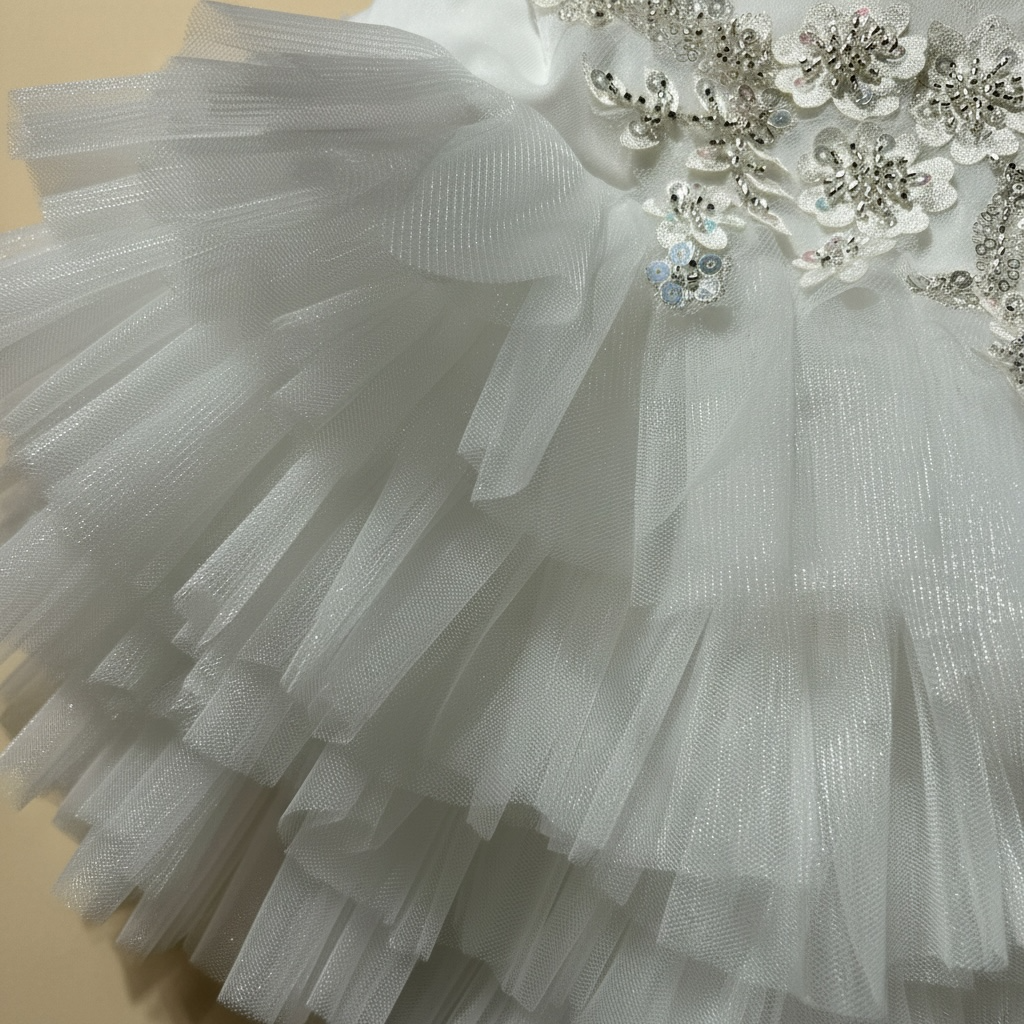 Robe baptême bébé Gaufré - 48h