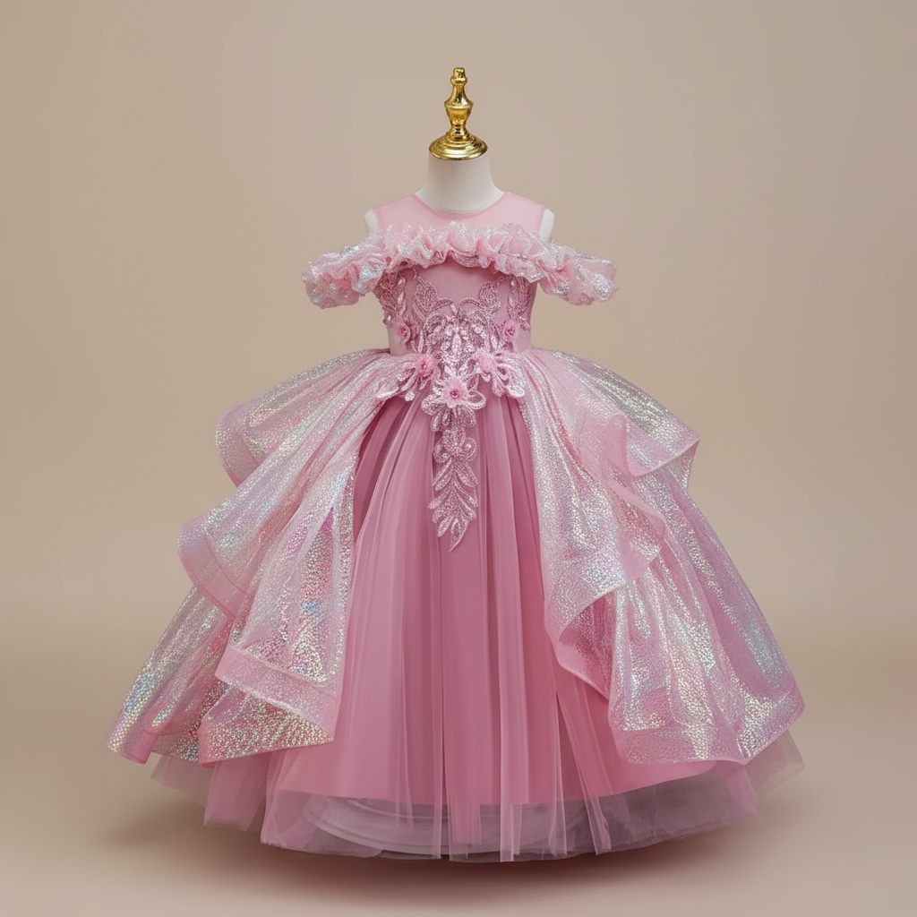 Robe de princesse fille - Brillante Féerie
