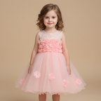 Robe bébé demoiselle d'honneur rose