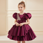 Vestido formal de niña Lila