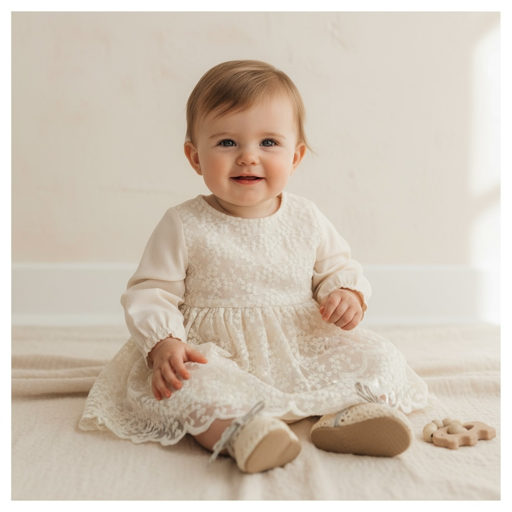 Mameluco Bea para bebé para ocasiones especiales