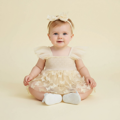 Barboteuse robe papillon enfant - L'univers de la licorne