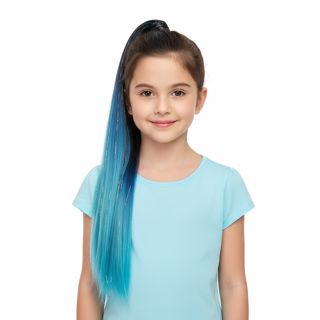 Cheveux brillant enfant