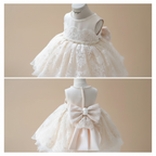 Robe d'anniversaire fille Champagne