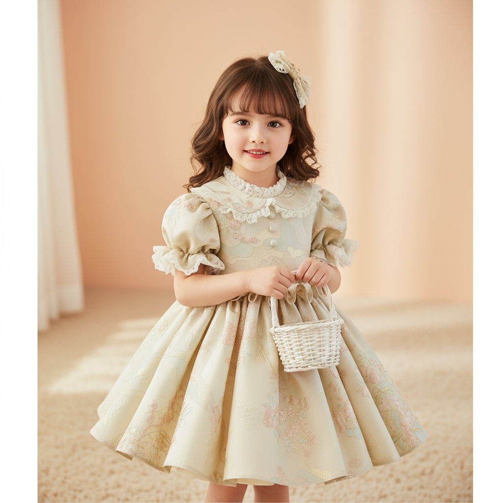 Vestido formal infantil de Tiffany