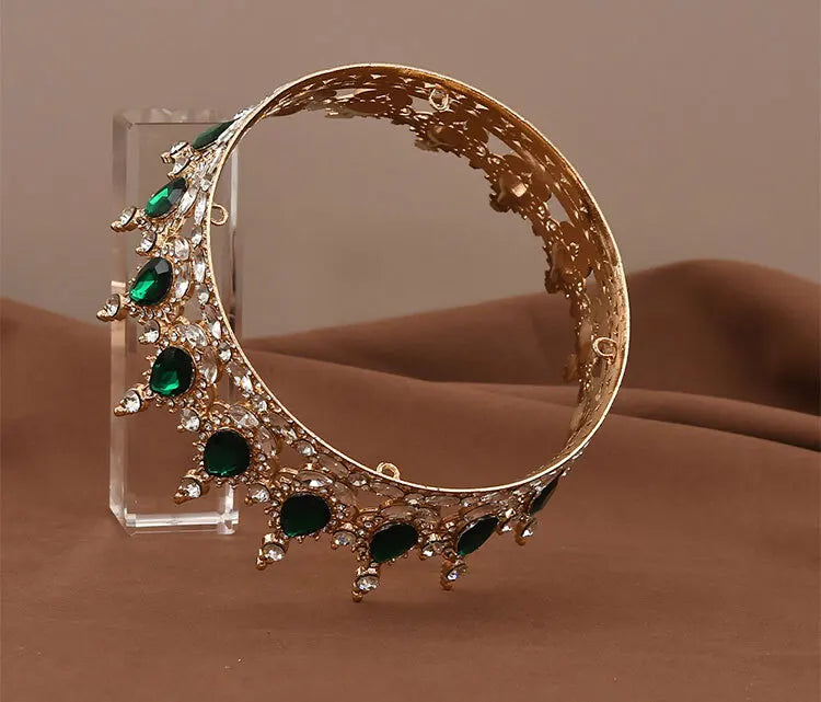 Couronne princesse - Ronde et saphir