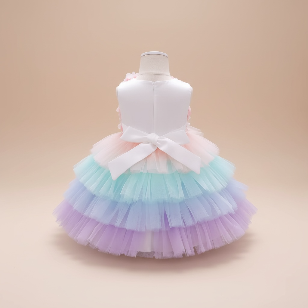 Robe bébé Licorne arc-en-ciel