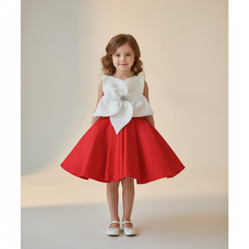 Vestido formal de niña de las flores