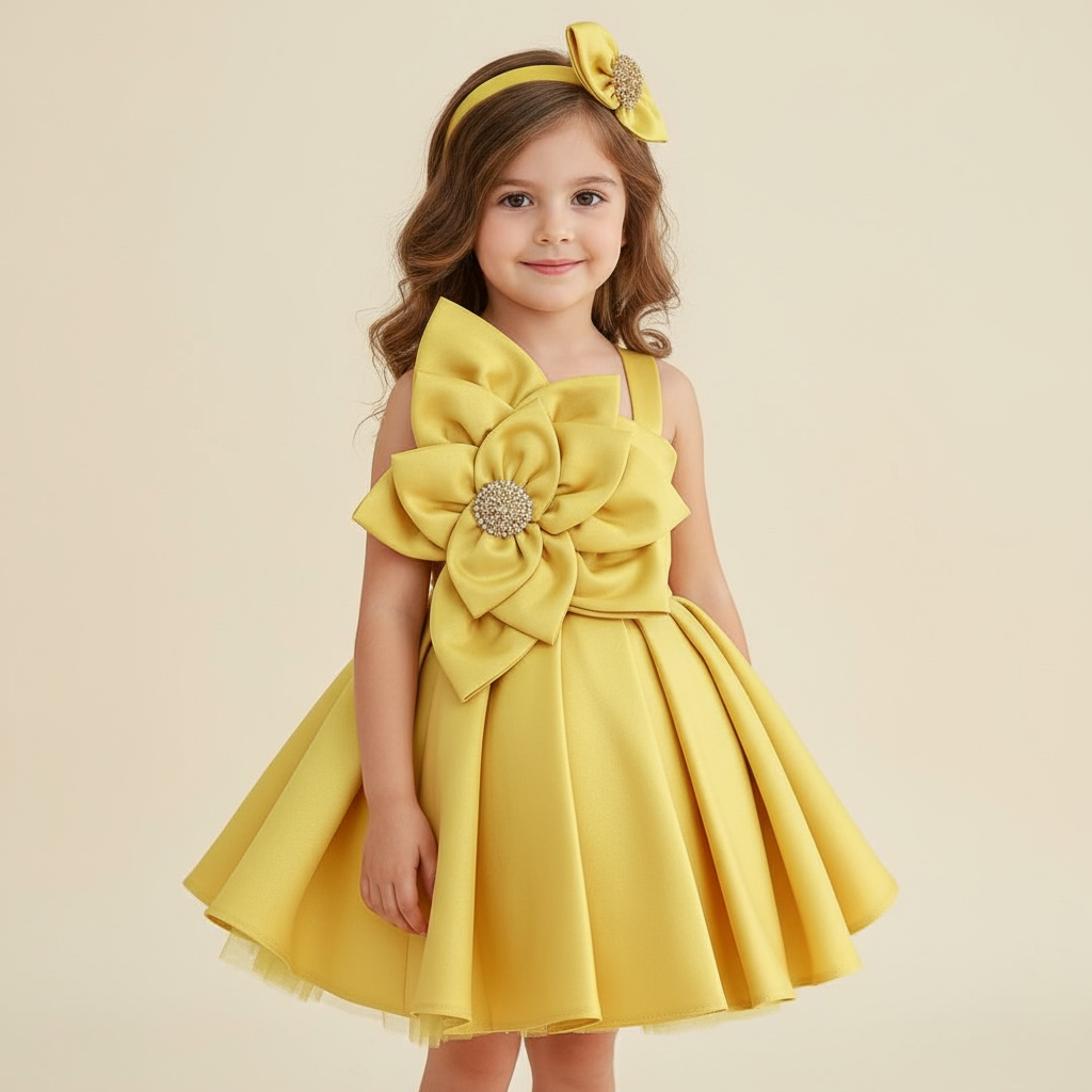 Vestido de cumpleaños infantil a la moda