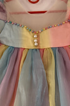 Robe arc-en-ciel enfant fille Lola
