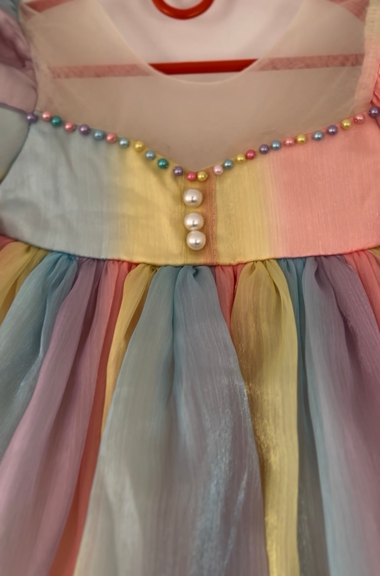 Robe arc-en-ciel enfant fille Lola
