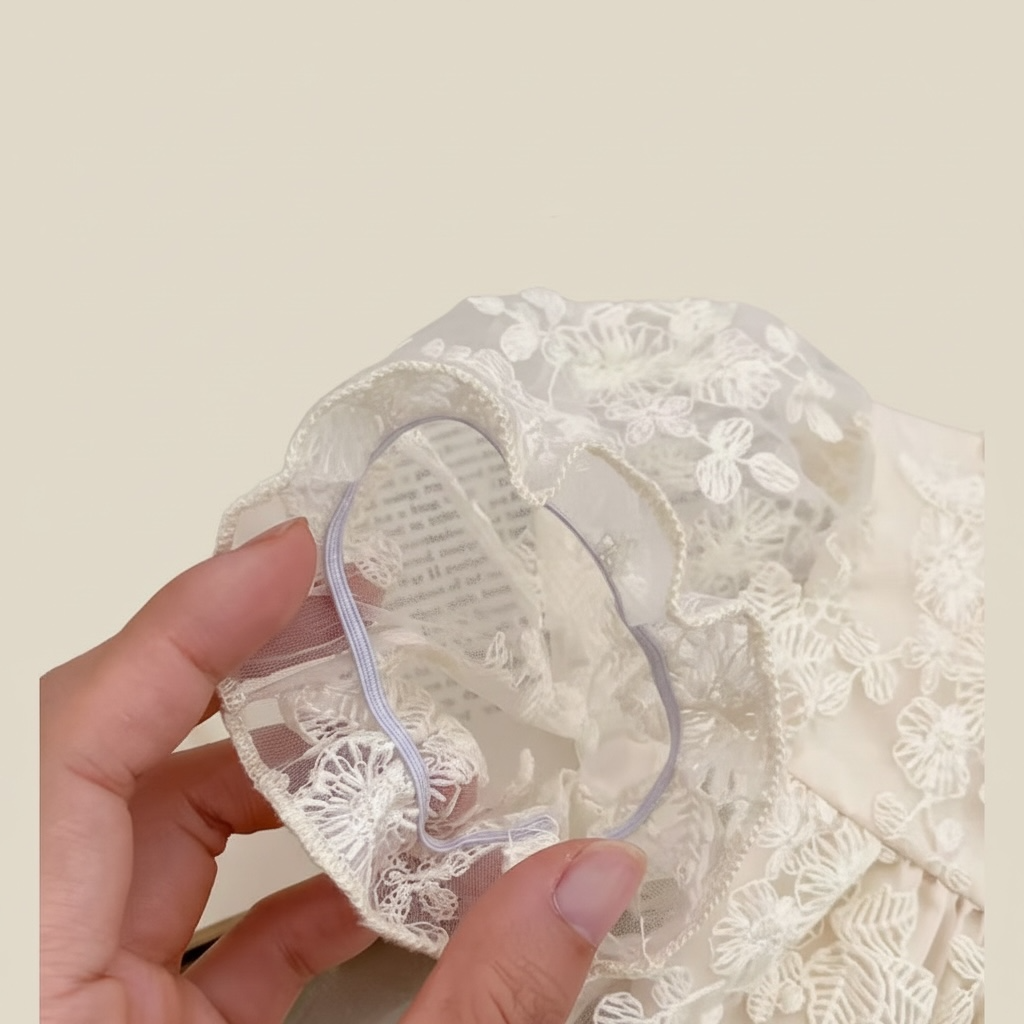 Barboteuse bébé pour baptême Milana