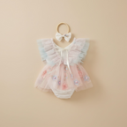 Barboteuse bébé anniversaire papillon