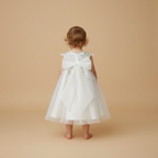 Robe baptême bébé fille ivoire
