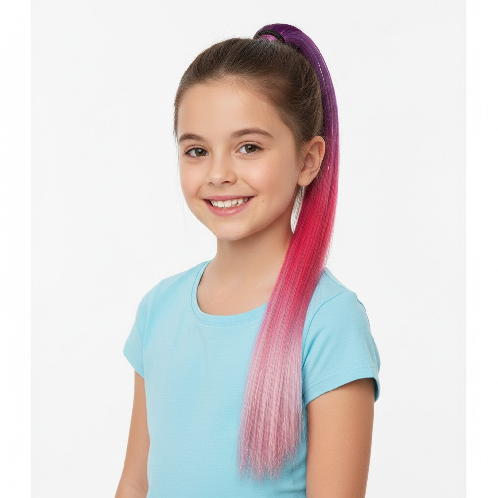 Cheveux brillant enfant