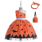 Déguisement Halloween fille Citrouille bandeau et sac à main