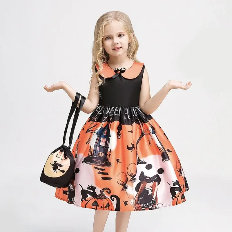 Déguisement Halloween fille maison hanté