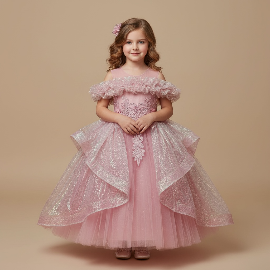 Robe de princesse fille - Brillante Féerie
