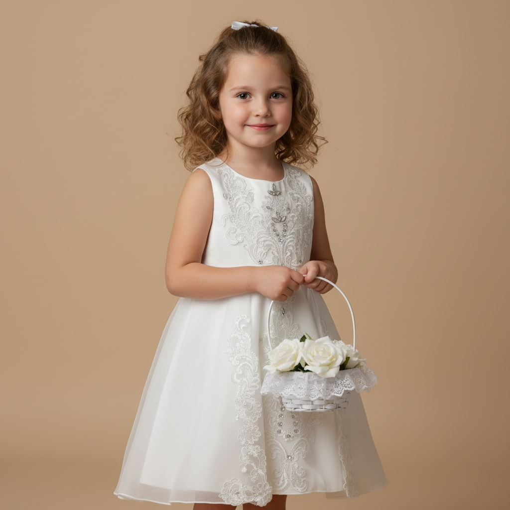 Robe princesse bébé blanche
