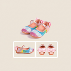 Ballerine enfant nœud papillon paillette rose
