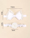 Lot de bandeau bébé/enfant champagne et blanc