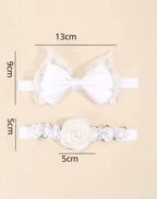 Lot de bandeau bébé/enfant champagne et blanc