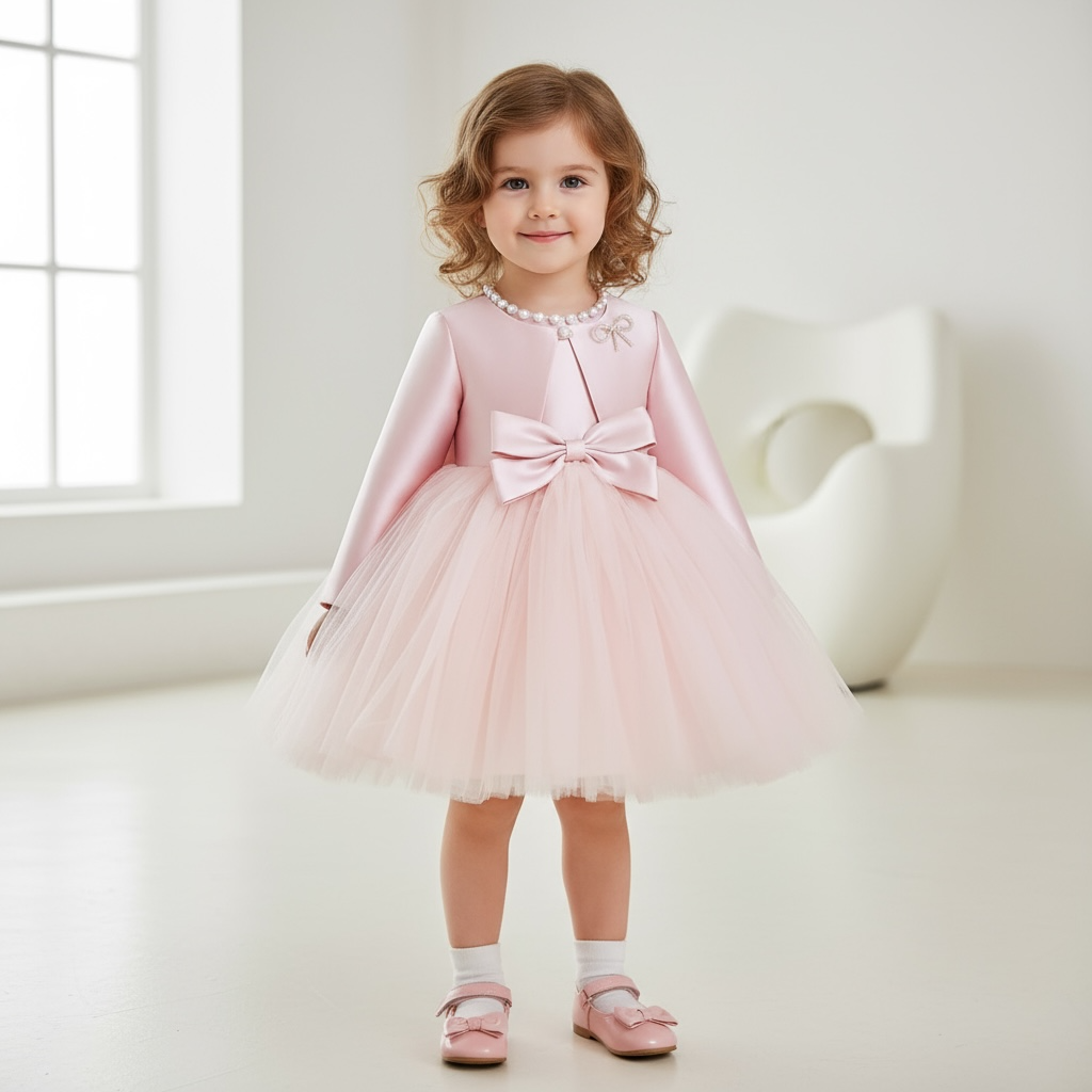 Vestido formal infantil de María