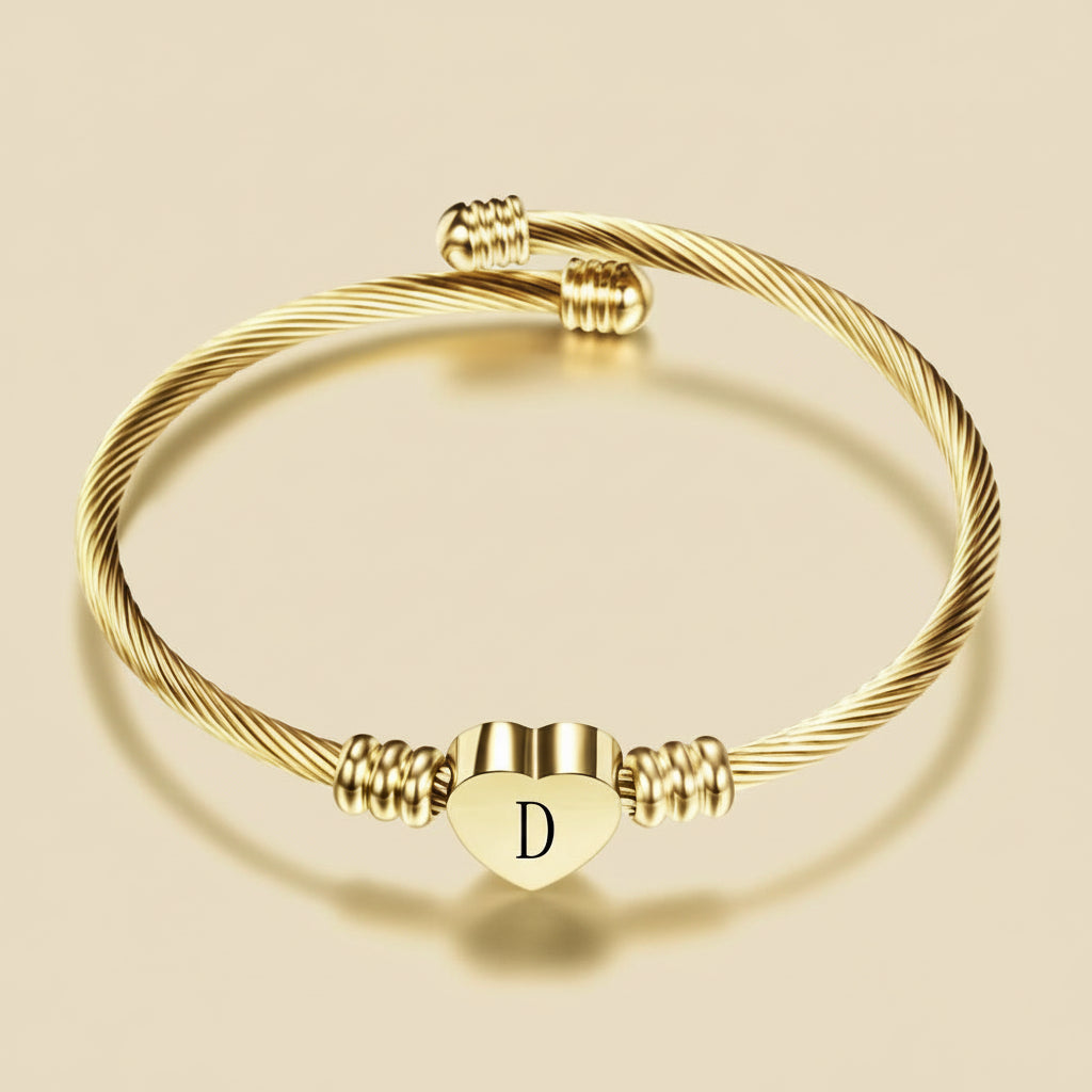 Bracelet enfant - Lettre personnalisé - L'univers de la licorne