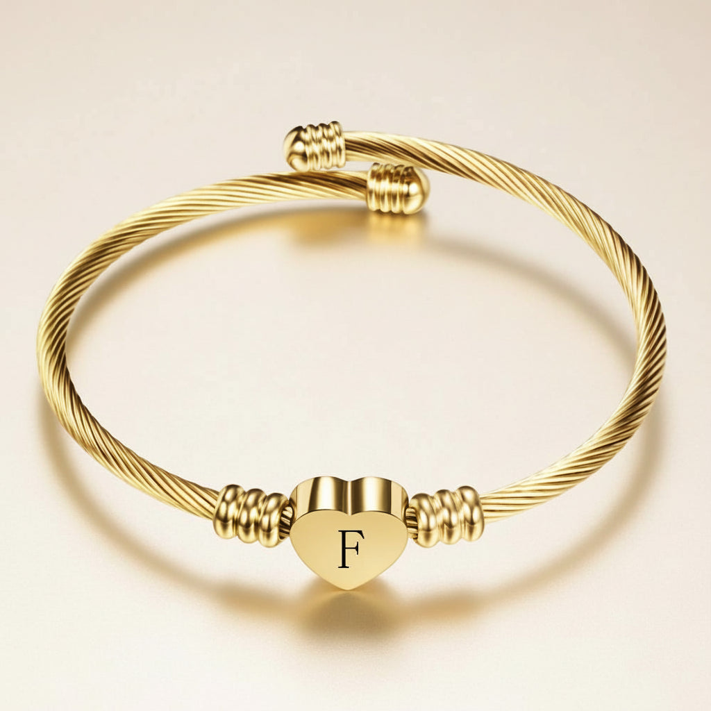 Bracelet enfant - Lettre personnalisé - L'univers de la licorne