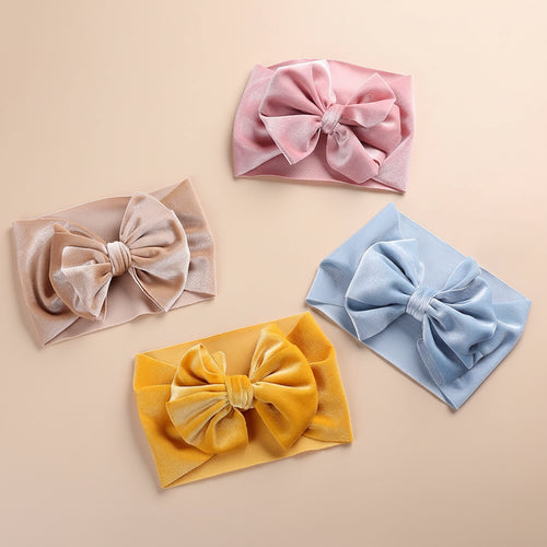 Bandeau cheveux enfant en velours, accessoire tenue élégante