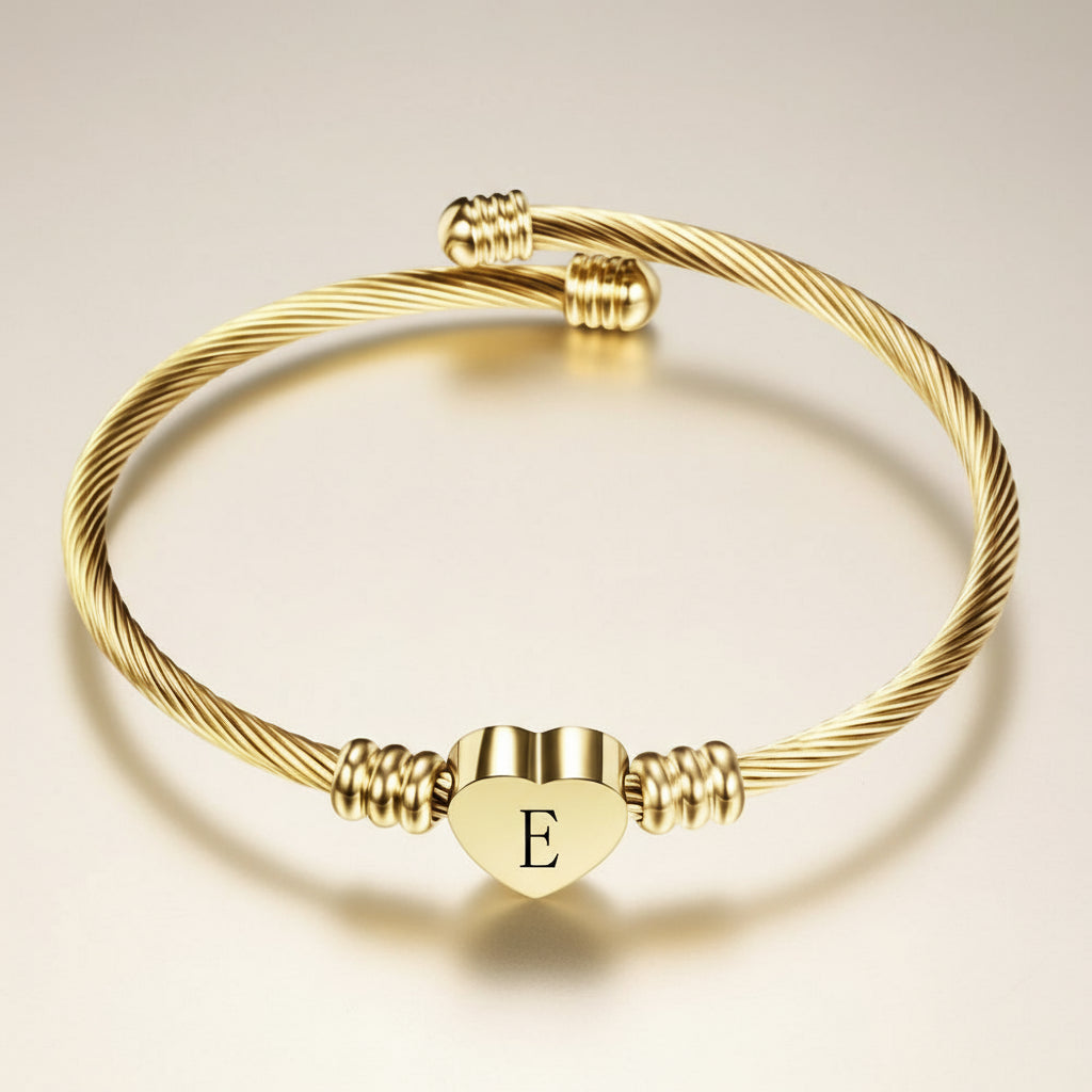 Bracelet enfant - Lettre personnalisé - L'univers de la licorne