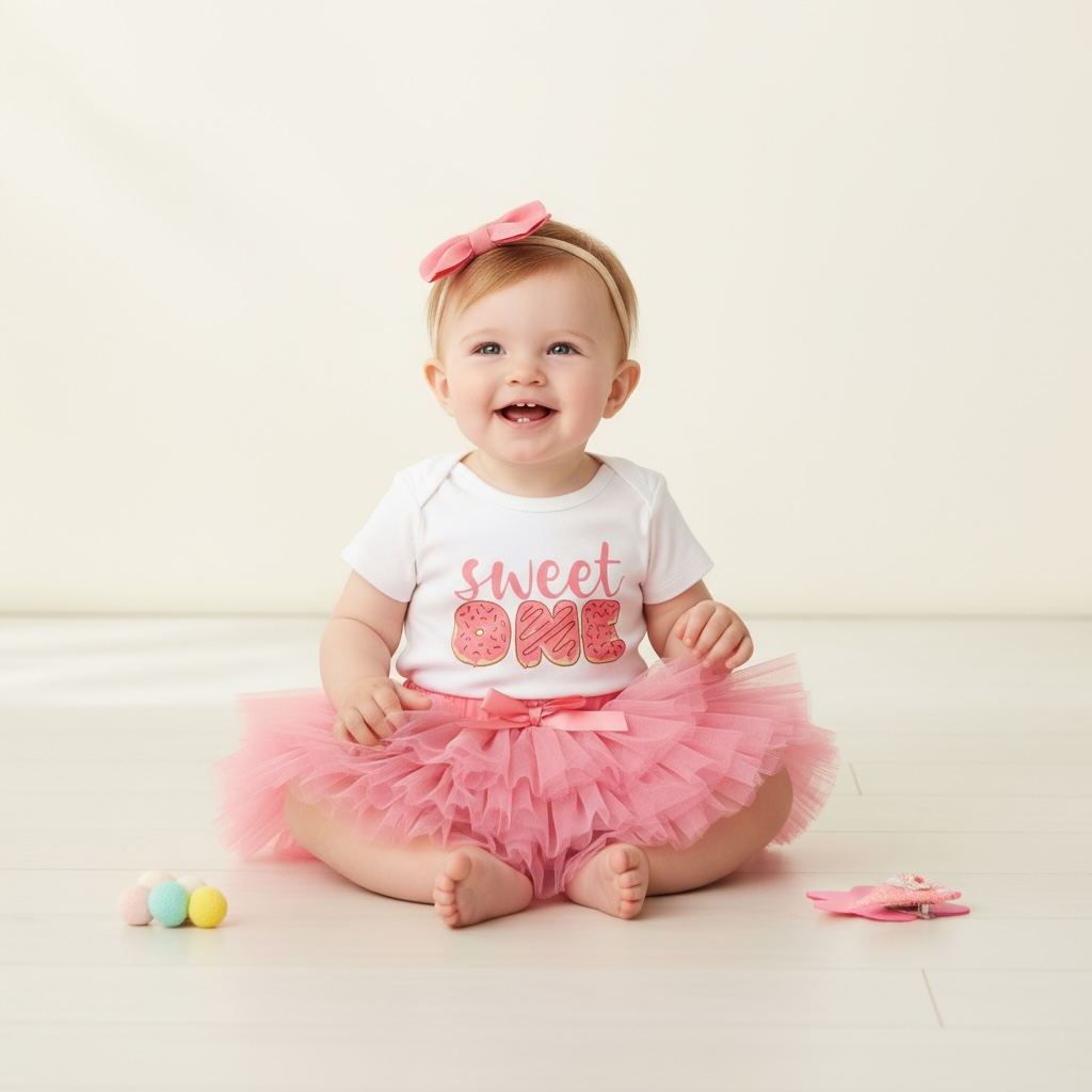 Vestito per il primo compleanno del bambino