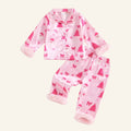 Pyjama fille rose Noel en Rose clair