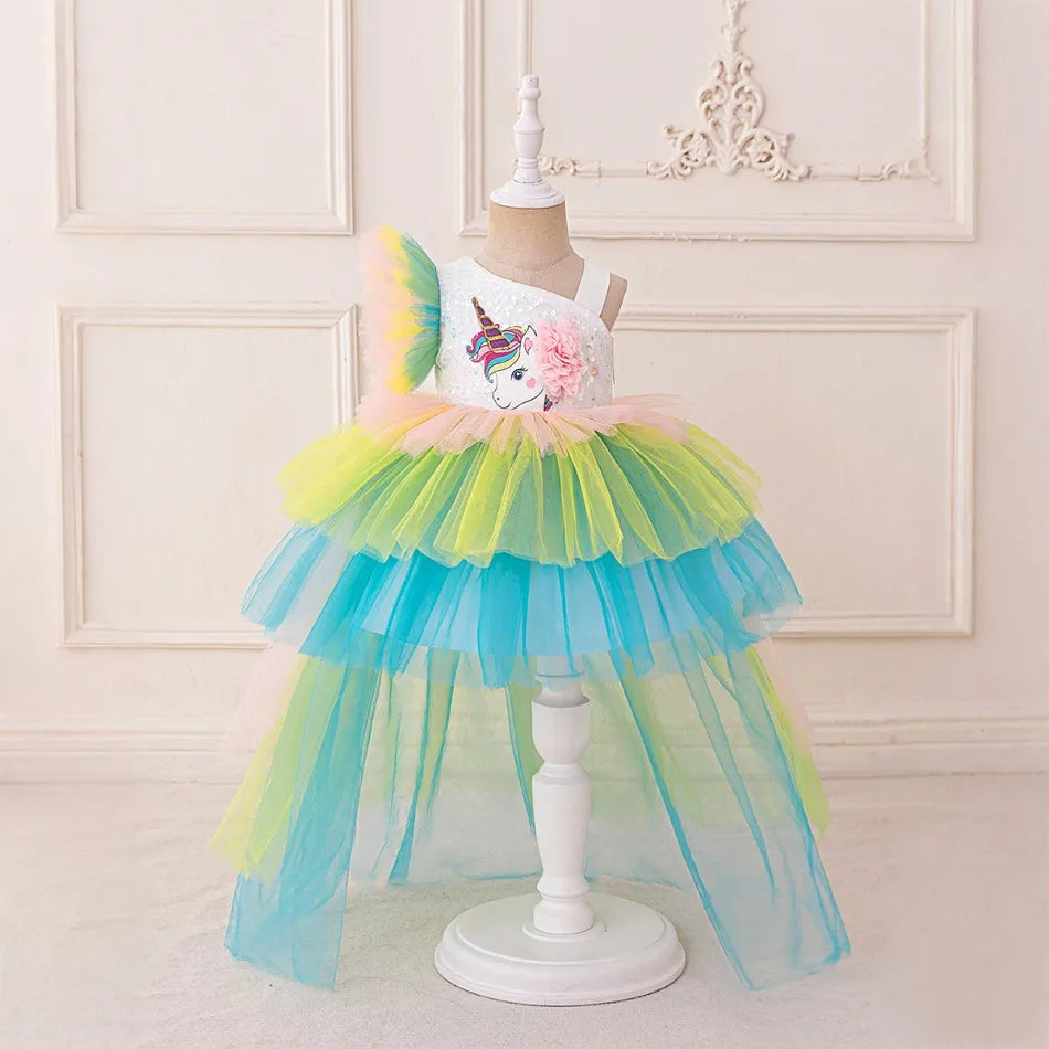 Robe licorne fille - Une Licorne