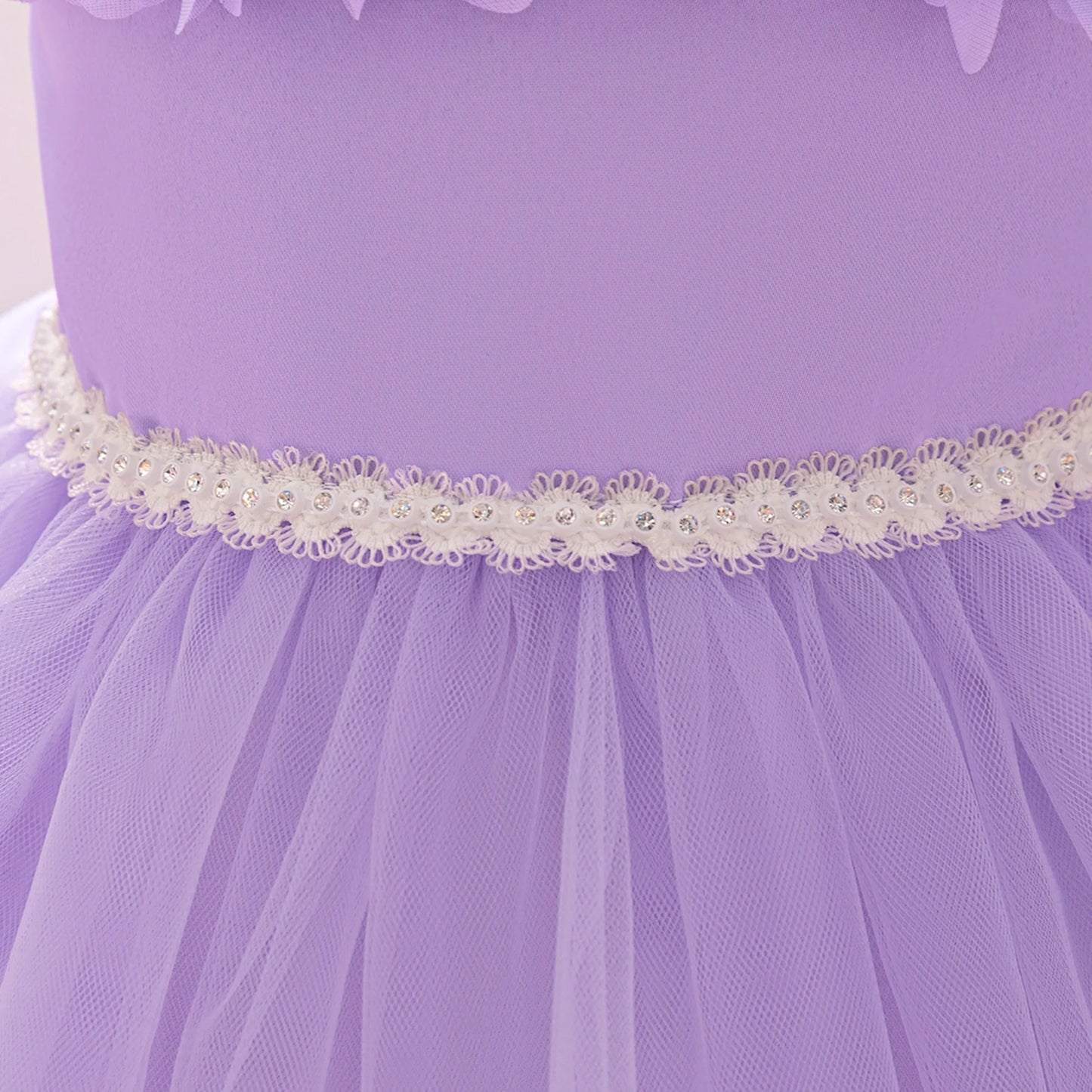 Robe cérémonie avec traine et fleurs Melissa