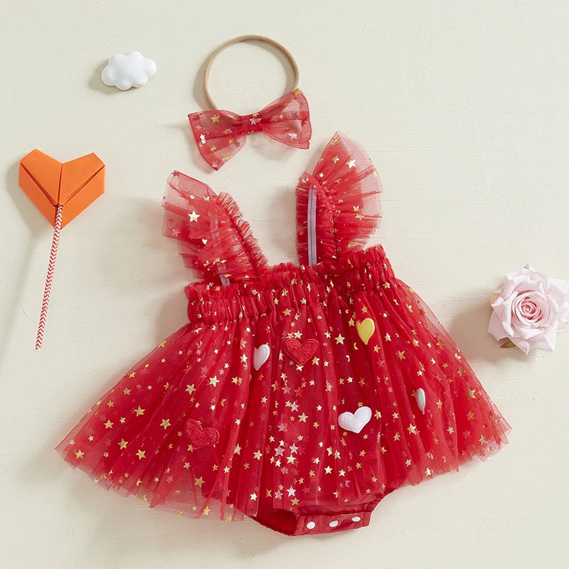 Barboteuse bébé petit coeur