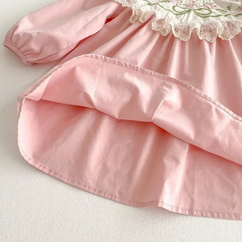 Robe de cérémonie champêtre - Rose Hérita