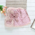 Chaleco de piel sin mangas para niños