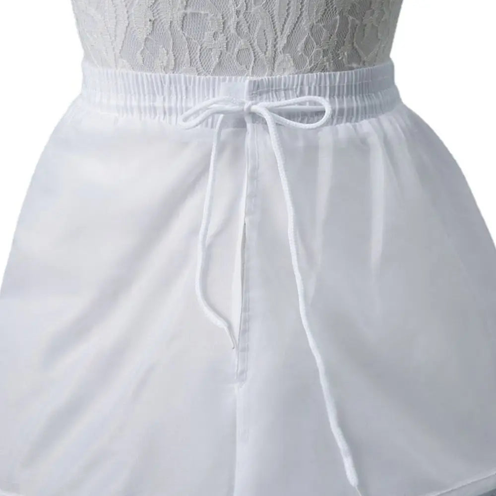 Jupon 1 cerceau enfant blanc