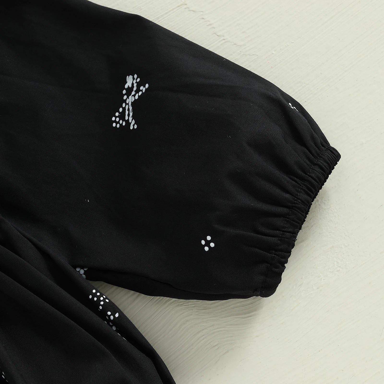 Tutina per bambini 2 pezzi, nero/bianco