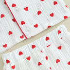 Pyjama fille coton - Coeur short