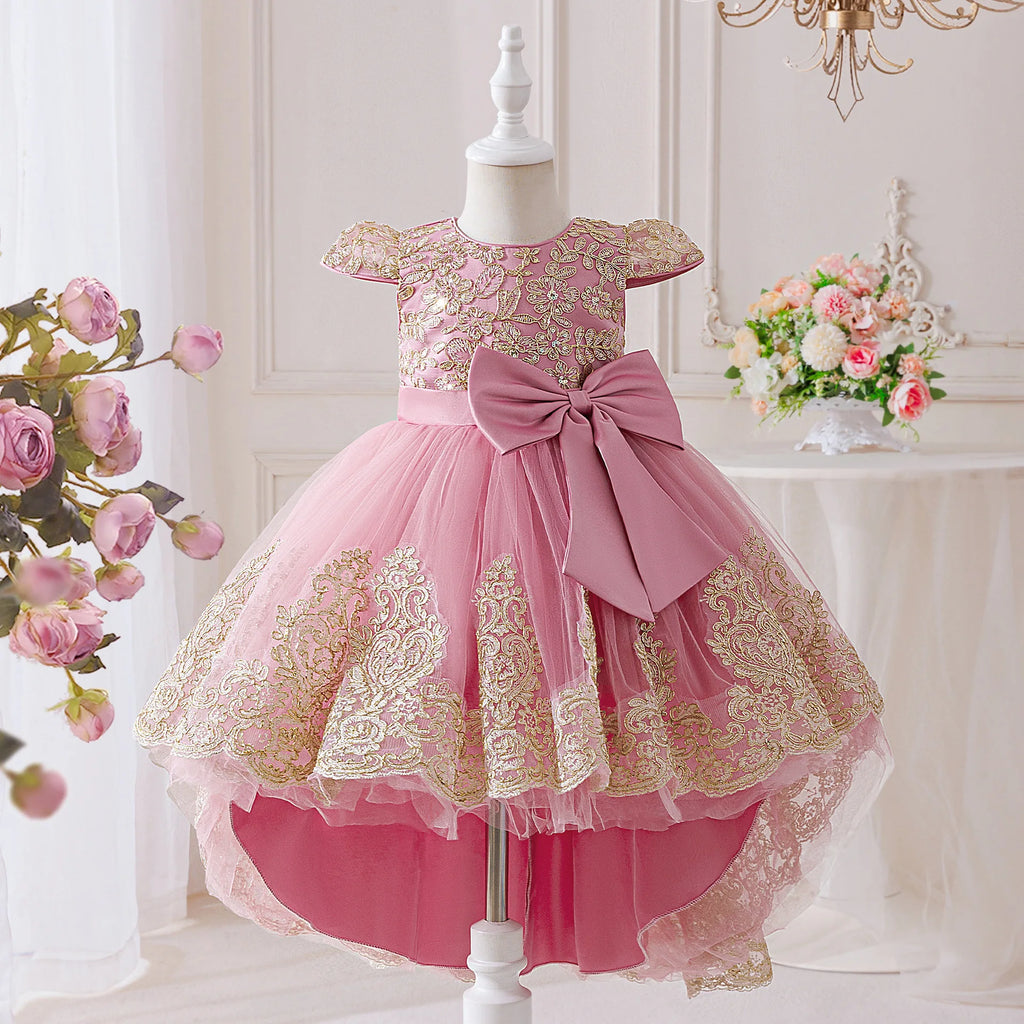 Robe de cérémonie Noël avec traine Jini