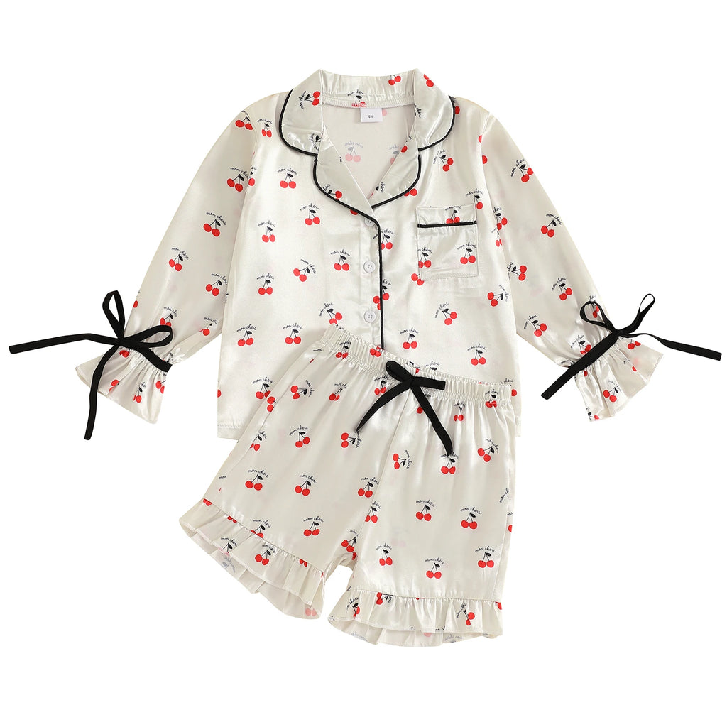 Pyjama fille - 2 pièces noeud