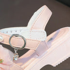 Sandali eleganti per bambini con fiori
