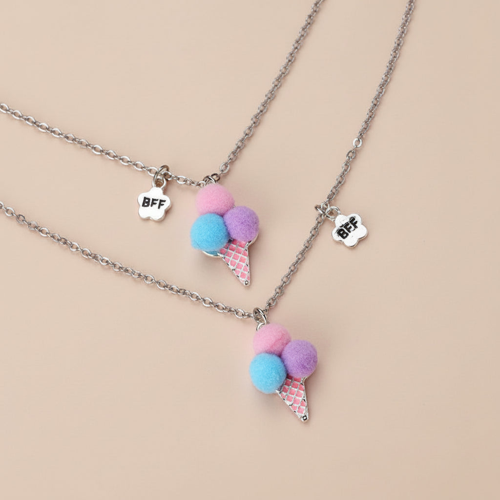 Collier enfant BFF - Cornet de glace - L'univers de la licorne